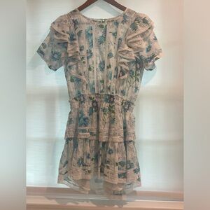Loveshackfancy ruffle mini dress
